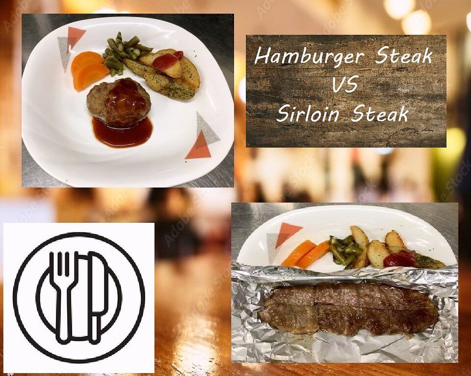 ハンバーグ VS ステーキ
